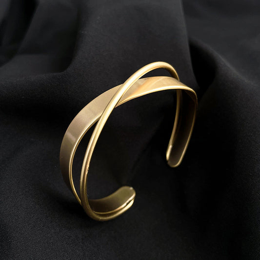 Wave Cross Bracelet