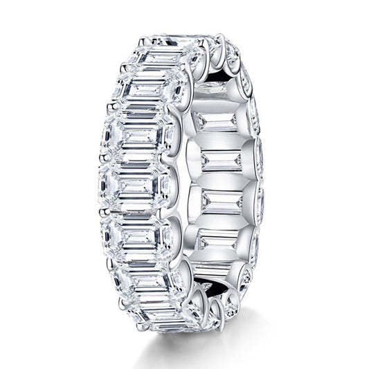 Sterling Silver Diamond Ring