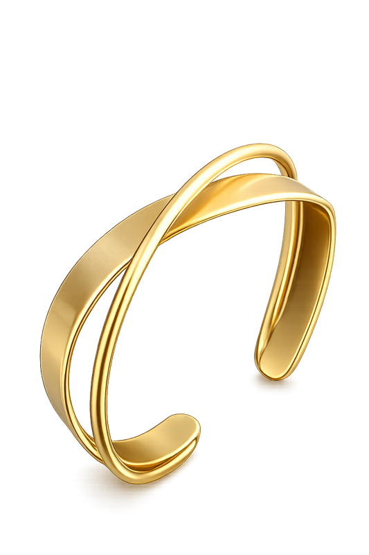 Wave Cross Bracelet